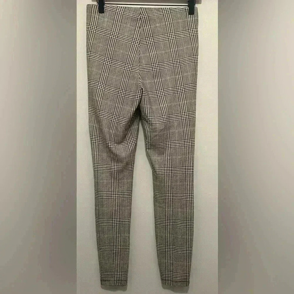 Jules & Leopold Stretch Plaid Pants/Leggings, Size Medium, Brown/Tan/Cream - Picture 2 of 11